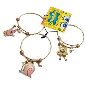 SpongeBob bracelets 3pc set SpongeBob,Gary & Patrick